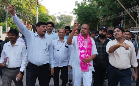 नगरायुक्त ने मिथिला नगरी का दौरा किया, जनकपुरी की तैयारियों पर सांसद नवीन जैन सख्त