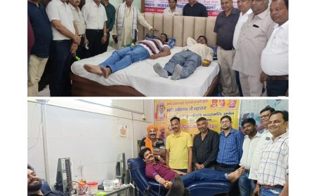 अग्रसेन जयंती और महंत अवैद्यनाथ की पुण्यतिथि पर लगे रक्तदान शिविर, सैकड़ों यूनिट रक्त एकत्रित