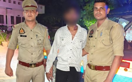 आगरा पुलिस ने 25 हजार के इनामी बदमाश सहित दो किए गिरफ्तार, तमंचा और नकदी बरामद