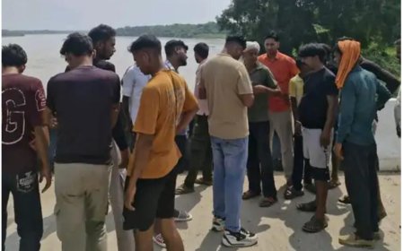 बाह क्षेत्र में पैर फिसलने से यमुना में गिरी किशोरी तेज बहाव में बह गई 