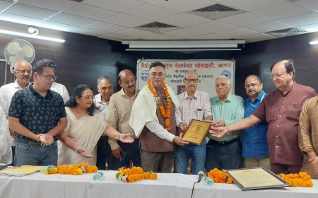 डॊ. नरेन्द्र मल्होत्रा को मिला स्व. डॊ. वेद भारद्वाज सम्मान, व्याख्यान माला में गूंजे प्रेरक विचार