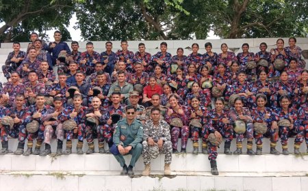 मलपुरा ड्रॉपिंग जोन पर 60 एनसीसी कैडेट्स ने लगाई छलांग, महानिदेशक भी कूदे आसमान से