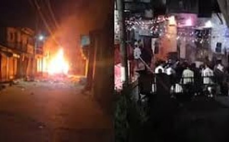 हिंसा भड़कने के बाद गांधीनगर का बहियल गांव छावनी बना, चप्पे-चप्पे पर पुलिस तैनात