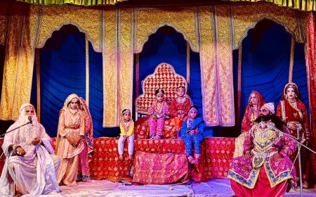 शिवधनुष भंग और परशुराम संवाद से गूंजा रामलीला मंचन