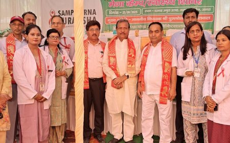 HIV और हेपेटाइटिस के नए मरीज मिले स्वास्थ्य शिविर में