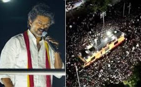 अभिनेता विजय की चुनावी रैली में भगदड़, 36 लोगों की मौत