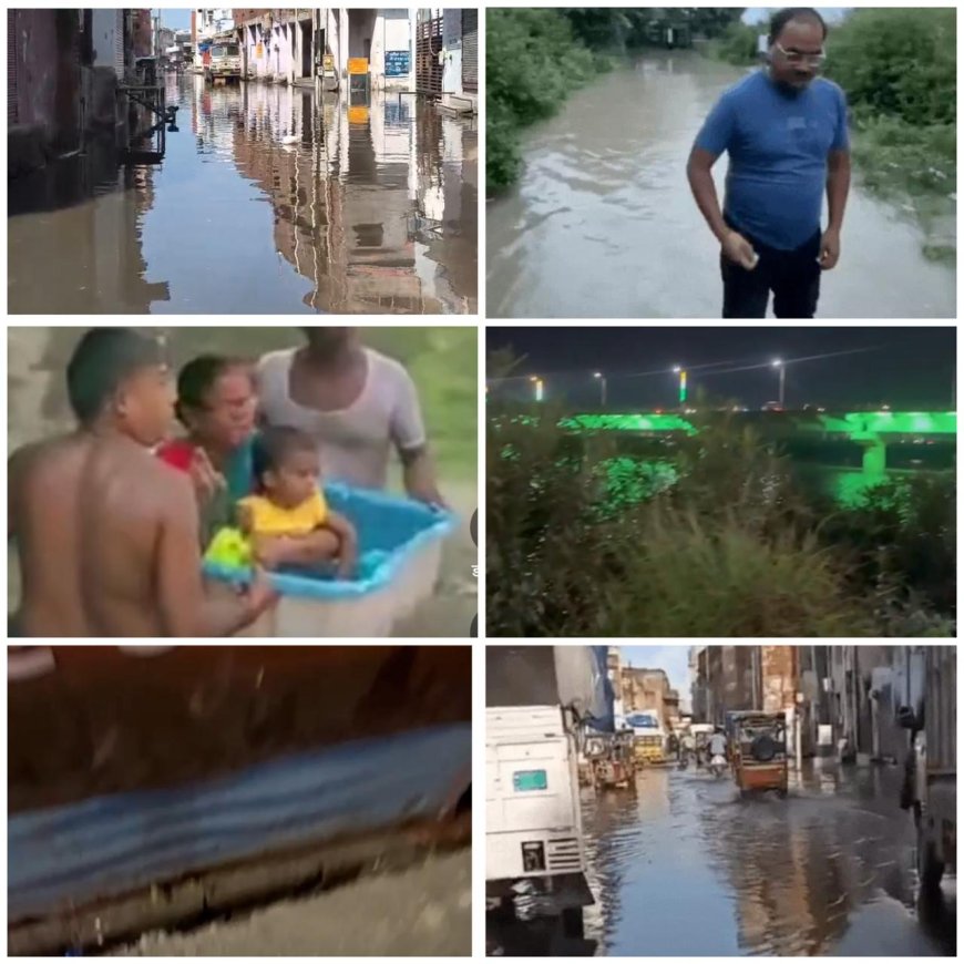 यमुना की बाढ़ः नाले ओवलफ्लो, बेलनगंज-फाटक सूरजभान तक पानी, ट्रांसपोर्टर गोदाम खाली कर रहे