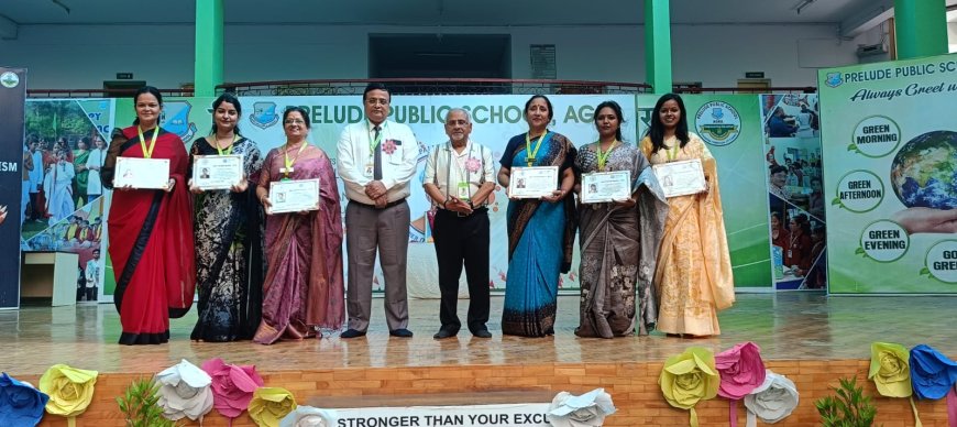 श्रद्धा, सम्मान और उत्सव का प्रतीक बना प्रिल्यूड स्कूल का शिक्षक सम्मान समारोह