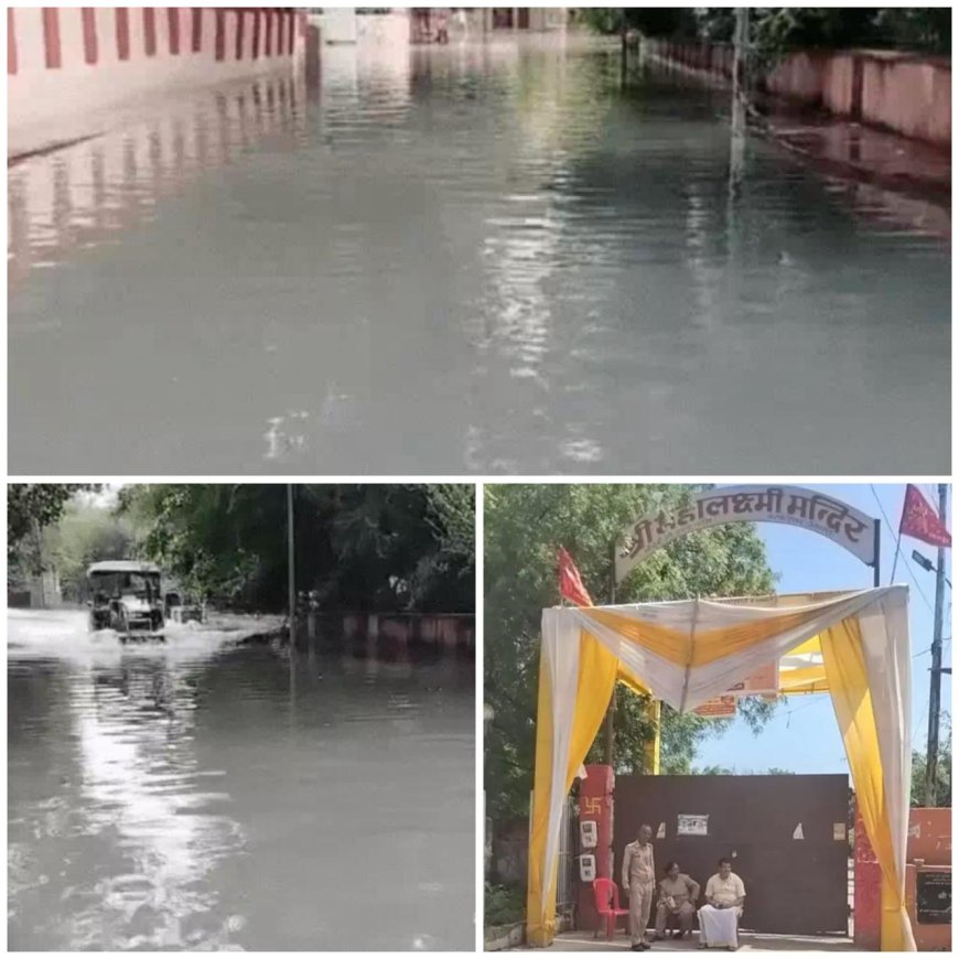 यमुना की बाढ़ से ताजगंज में विद्युत शवदाह गृह और कैलाश मंदिर बंद, हजारों लोग प्रभावित