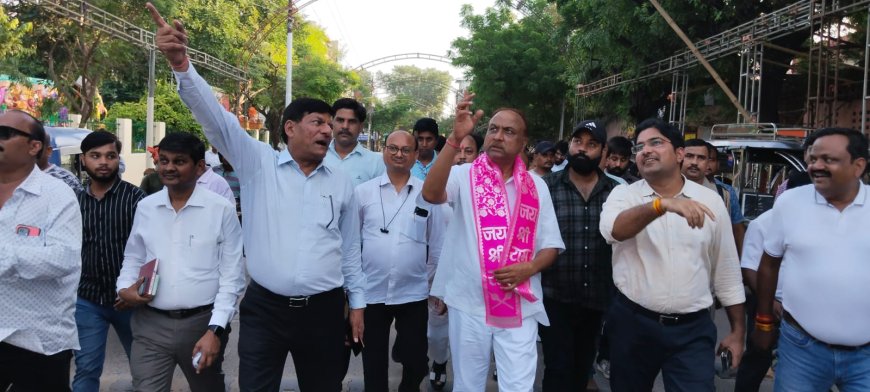 नगरायुक्त ने मिथिला नगरी का दौरा किया, जनकपुरी की तैयारियों पर सांसद नवीन जैन सख्त