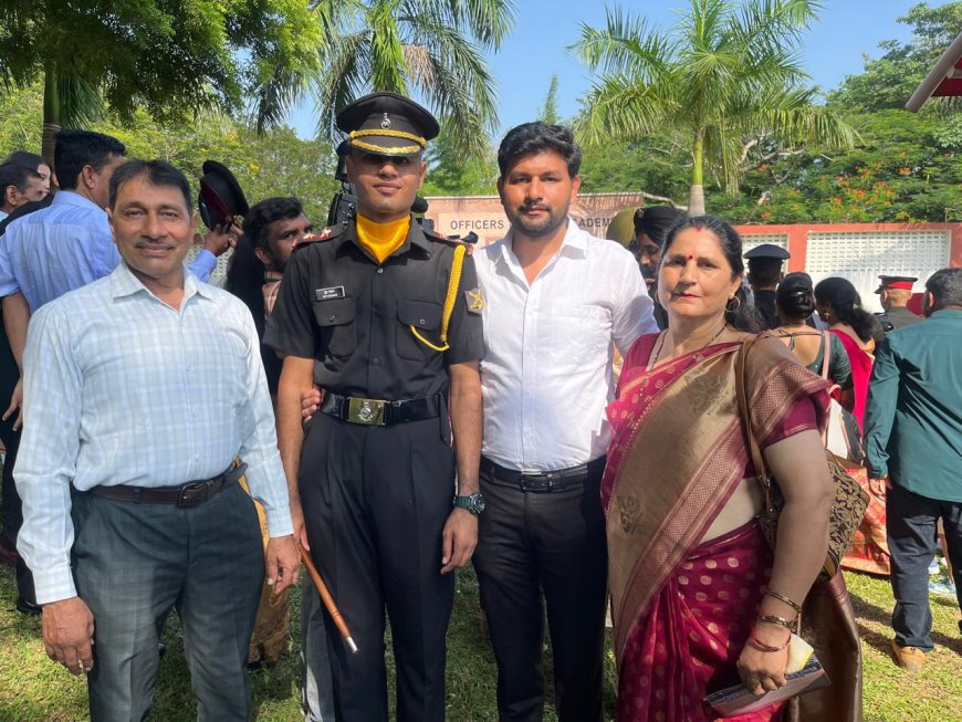 आगरा कॉलेज के पूर्व एनसीसी कैडेट देव चाहर ने उठाया 'अंतिम पग', सेना में बने लेफ्टिनेंट