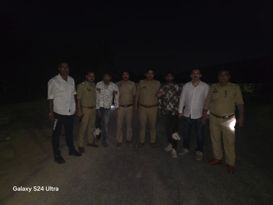 आगरा के ताजगंज में दो चैन स्नैचर्स की पुलिस से मुठभेड़, दोनों गोली लगने से घायल