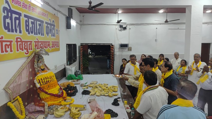 विद्युत मोक्षधाम पर पितरों को समर्पित खाटू श्याम की भजन संध्या में गूंजे भक्तिरस के स्वर