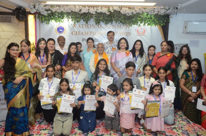 कलम की खूबसूरती का राष्ट्रीय संगम: नेशनल पेनमैन चैंपियनशिप 2025 का हुआ भव्य समापन