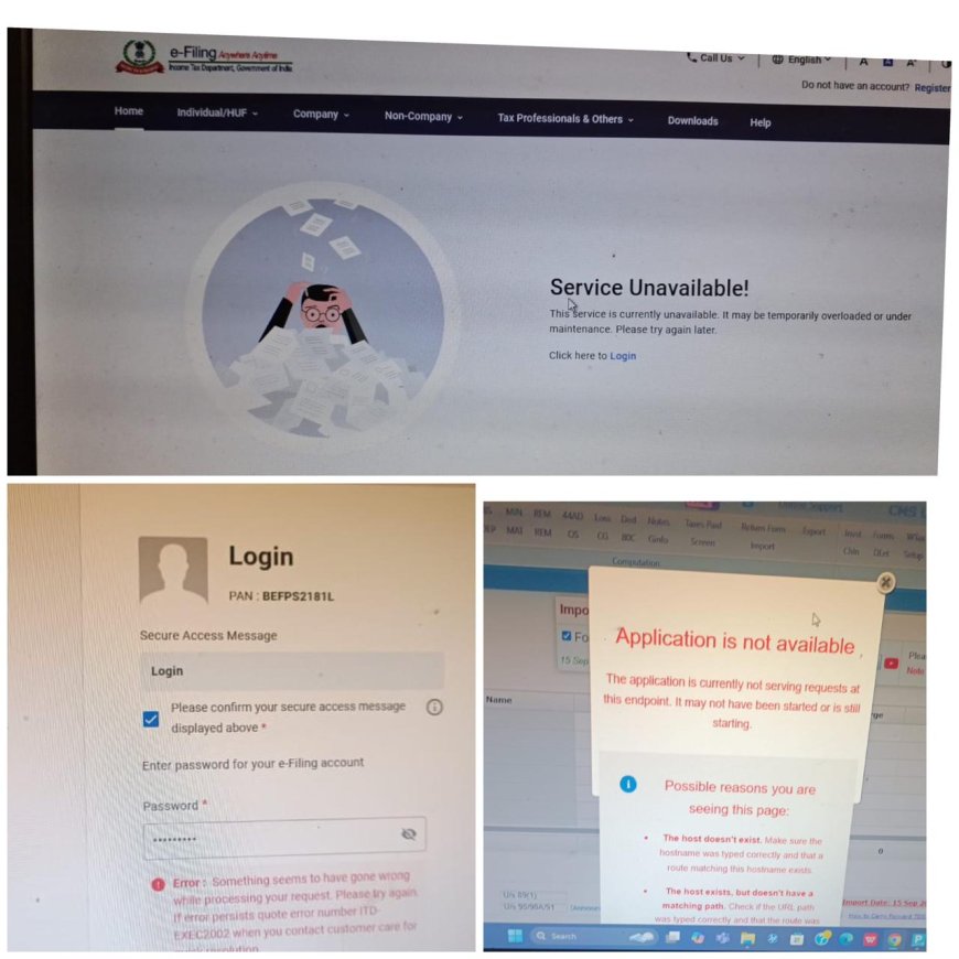 लास्ट डेट पर भी आयकर साइट क्रैश, यह ‘फाइल, स्माइल एंड गो’ नहीं, ‘क्रैश, रिफ्रेश एंड क्राई’