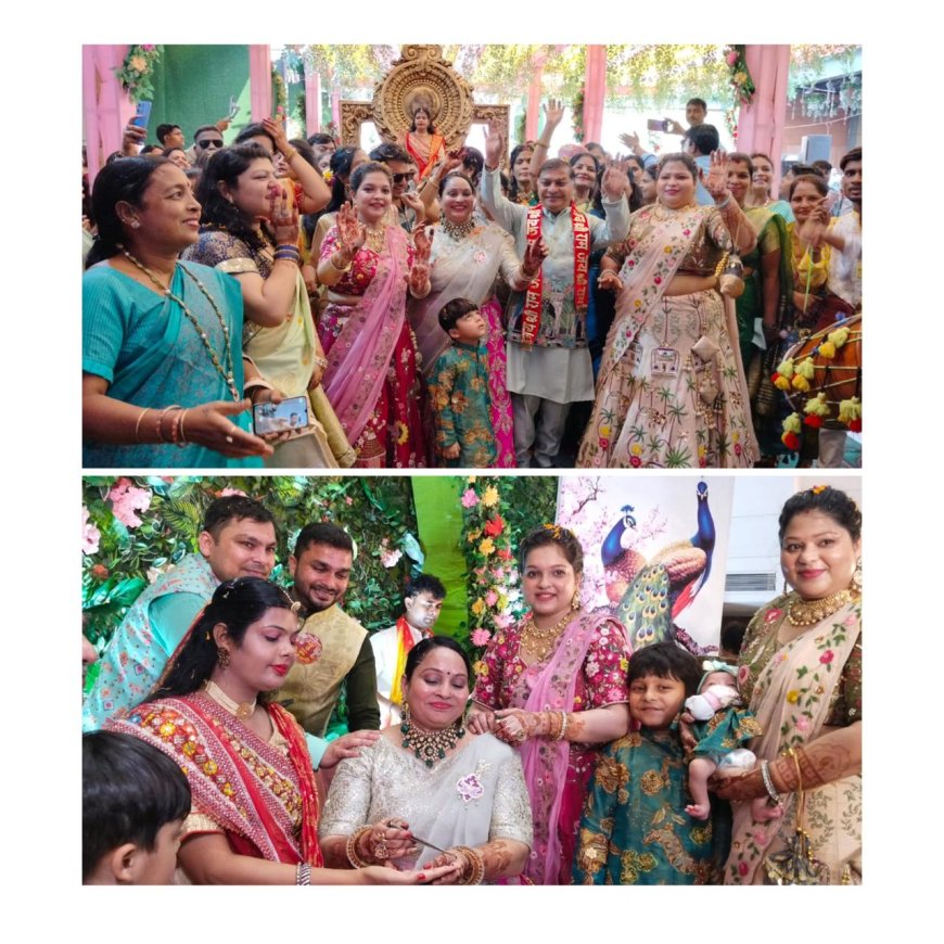 आगराः सीता मैया के मेहंदी महोत्सव में गूंजे भक्ति और श्रृंगार के स्वर, उल्लास से महकी जनकपुरी