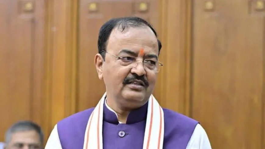 डिप्टी सीएम केशव मौर्य ने आगरा में भाजपाइयों संग की बैठक, रात आठ बजे जनकपुरी पहुंचेंगे