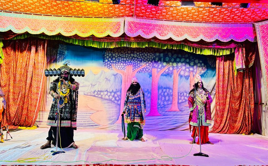 आगरा में गूंजा ‘जय श्रीराम’, बाबा श्री मनकामेश्वर रामलीला महोत्सव में हुआ राम जन्मोत्सव