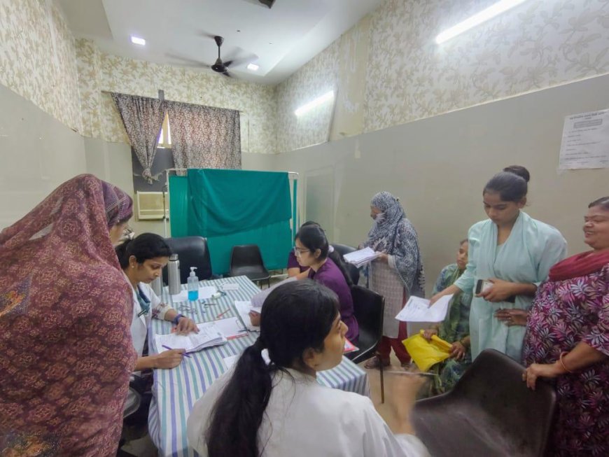 एसएन में विशेष स्वास्थ्य शिविर में 186 महिलाओं की हुई जांच