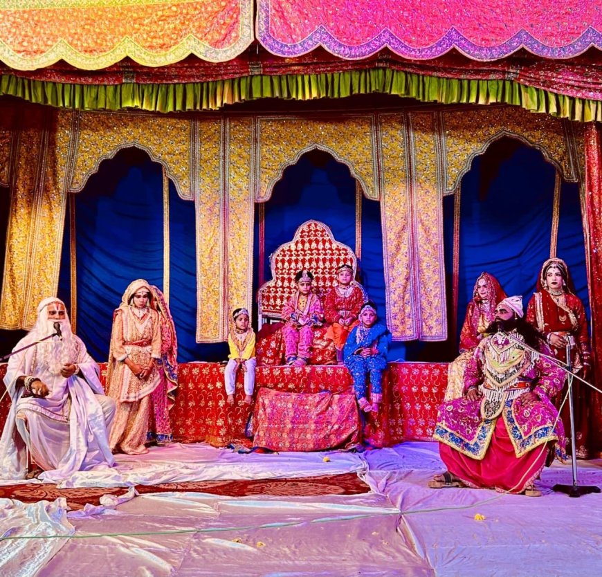 शिवधनुष भंग और परशुराम संवाद से गूंजा रामलीला मंचन