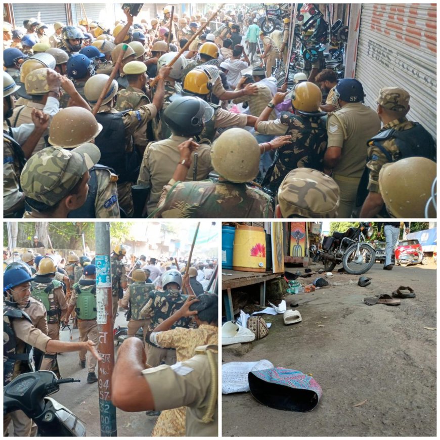 बरेली में 'आई लव मोहम्मद' पर प्रदर्शन के दौरान हंगामा, पुलिस का लाठीचार्ज