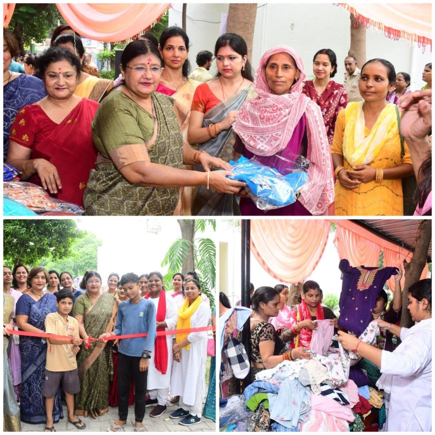 आगरा विश्वविद्यालय में ‘बापू बाज़ार’: आत्मनिर्भरता और सेवा भाव का अद्भुत संगम