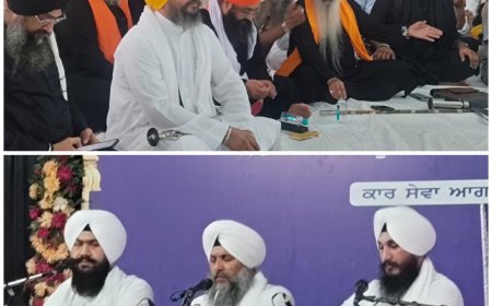 गुरुद्वारा गुरु का ताल में गुरमत समागम, कीर्तन दरबार में उमड़ा श्रद्धालुओं का सैलाब