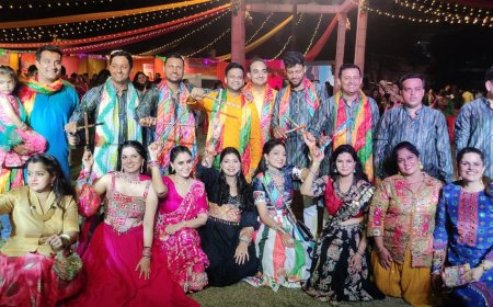 दशहरा उत्सव में डांडिया की मस्ती और उमंग में झूमा जयपुर हाउस