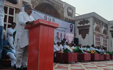 रालोद का मंडलीय सम्मेलन: चौधरी चरण सिंह की विरासत को जन-जन तक पहुंचाने का संकल्प