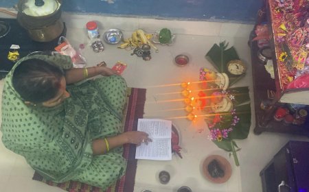 छठ महापर्व के दूसरे दिन खरना की पूजा के साथ ही 36 घंटे का निर्जला व्रत प्रारंभ