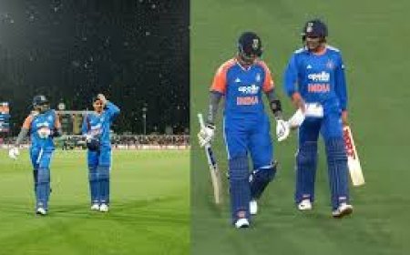  बारिश के कारण रद्द हुआ भारत-ऑस्ट्रेलिया का पहला टी20