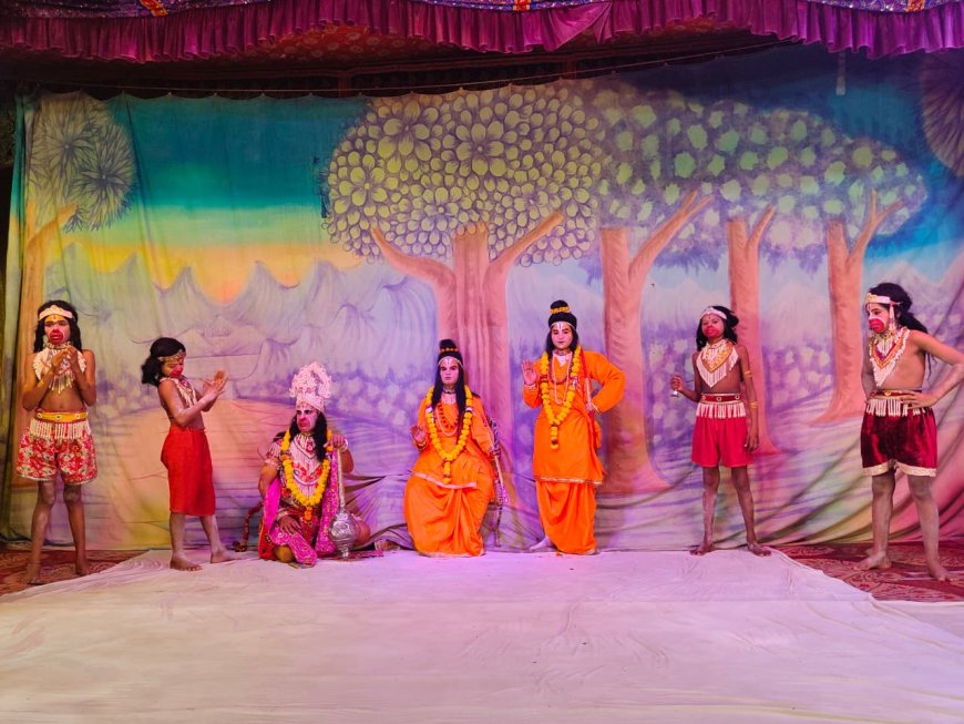 हनुमान की लंका दहन लीला और राम की शक्ति उपासना से गूंजा श्री मनकामेश्वर रामलीला महोत्सव