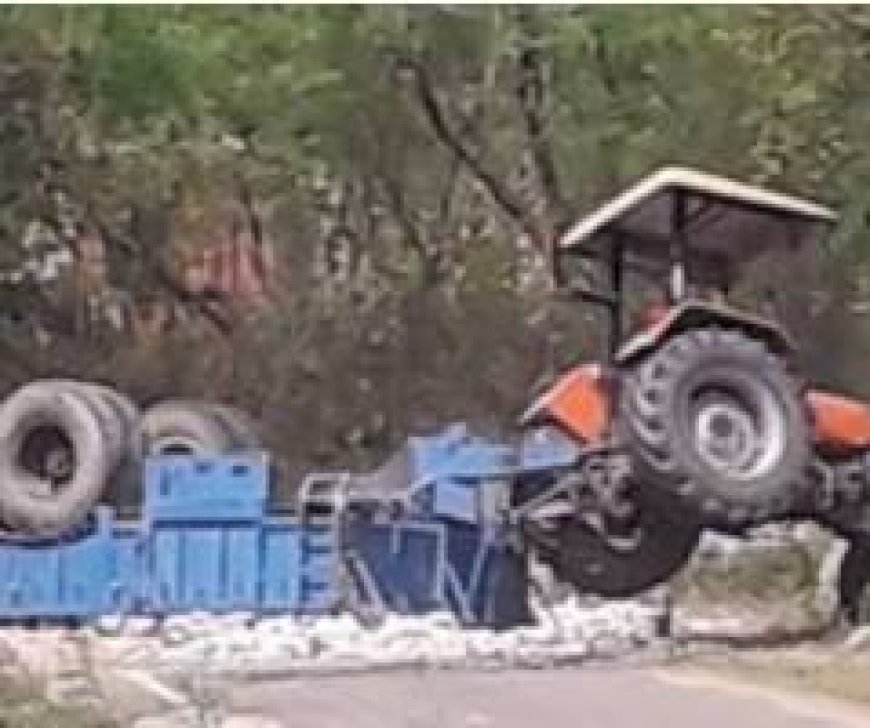 एमपी के खंडवा में ट्रैक्टर ट्राली पलटने से 14 लोगों की मौत