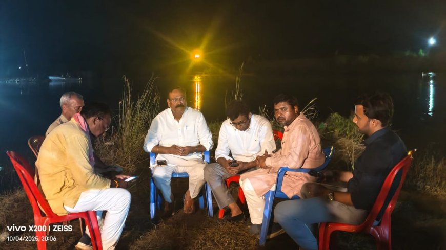 उटंगन हादसा: सात युवाओं की तलाश के लिए नदी तल को जल विहीन करने का काम जारी