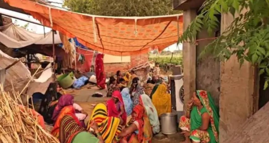 आगरा के बजहेरा में भाई ने भाई को गला दबाकर मार डाला, सात बच्चों के सिर से उठा पिता का साया