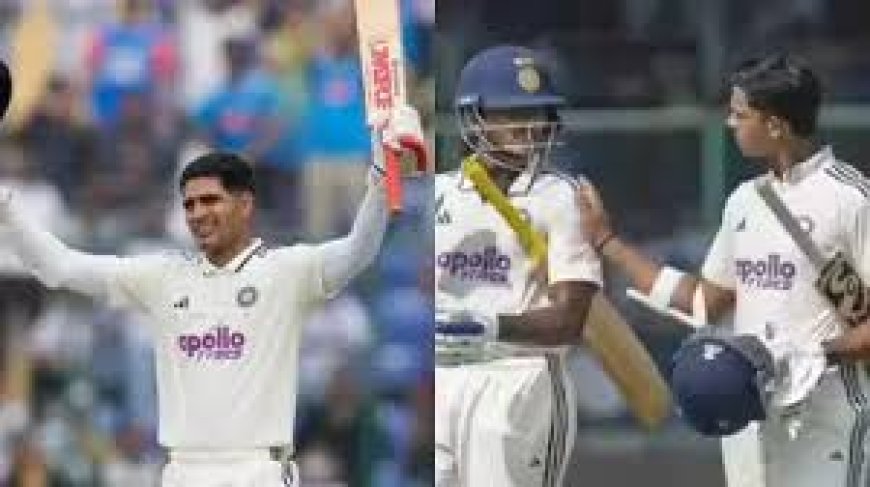 भारत ने 518 पर घोषित की पारी, यशस्वी और गिल के शतक