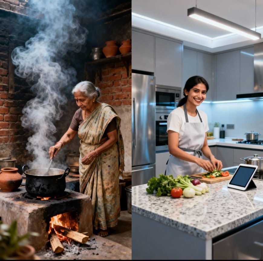 धुएं से Wi-Fi तक: भारतीय रसोई की स्वाद भरी डिजिटल क्रांति