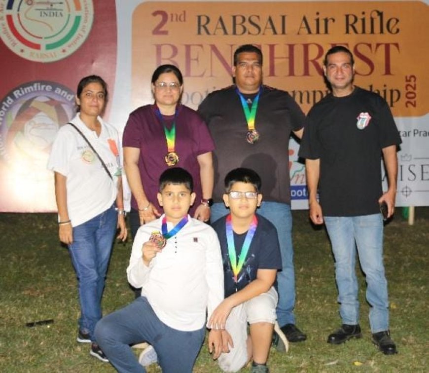 फिर चमकी आगरा की यादव फैमिली, शूटिंग चैम्पियनशिप में जीते चार पदक