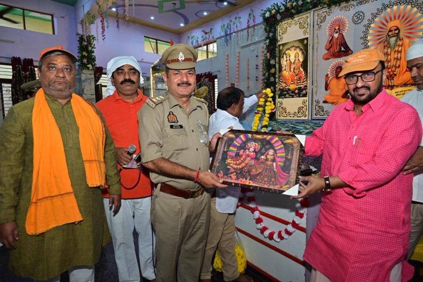 धर्मांतरण के खिलाफ निर्णायक कार्रवाई में भूमिका निभाने पर मंत्री योगेंद्र उपाध्याय का सम्मान