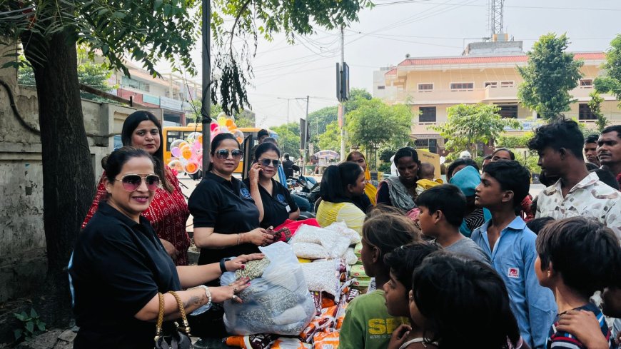 मन की उड़ान फाउंडेशन ने जरूरतमंदों के बीच बांटीं दीपावली की खुशियां, मुस्कानों से महकी बस्तियां