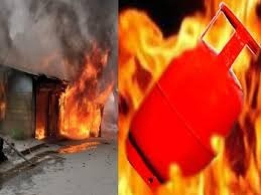 आगरा के जगदीशपुरा में घर के अंदर सिलेंडर फटने से दीवार ढही, छह घायल, दो की हालत नाज़ुक