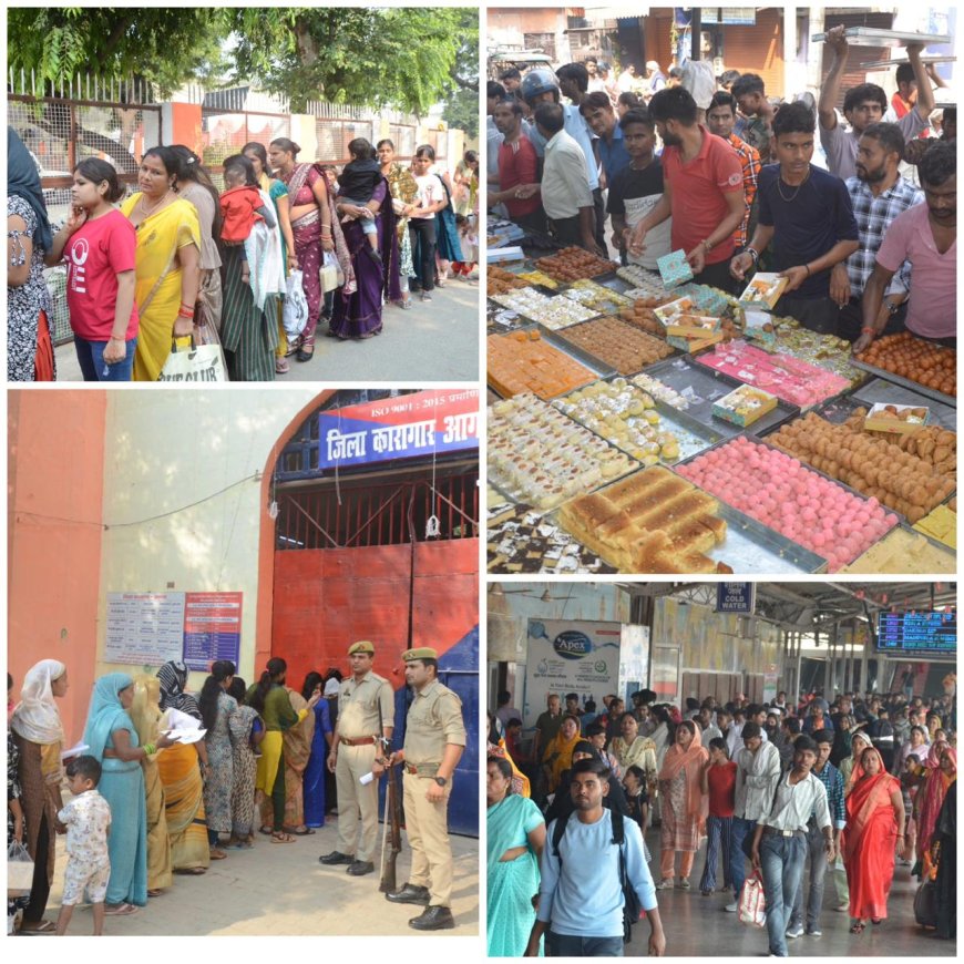 भाई दूज पर बहनों ने किया भाइयों का टीका, श्री चित्रगुप्त पूजा का भी उल्लास, दीपोत्सव का समापन