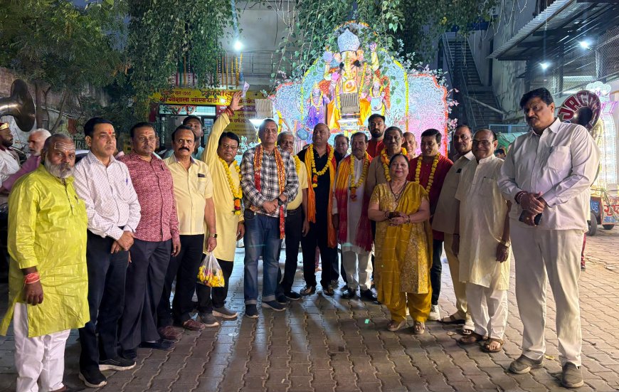 मुकुट पूजन और गणेश जी की सवारी के साथ आगरा में प्रारंभ हुआ 102वां श्रीकृष्ण लीला महोत्सव