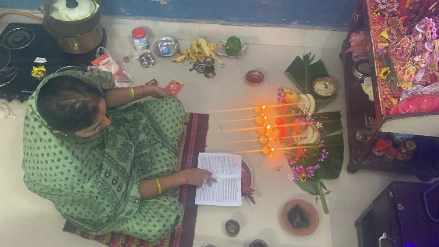 छठ महापर्व के दूसरे दिन खरना की पूजा के साथ ही 36 घंटे का निर्जला व्रत प्रारंभ