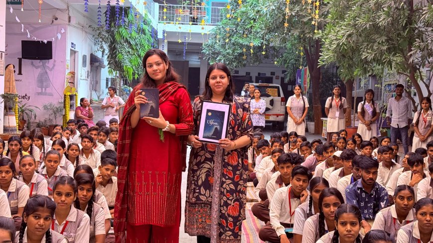 रचनात्मकता से जीवन में भरें आत्मविश्वास: ‘एक पहल पाठशाला’ में युवा लेखिका नव्या ने छात्रों को दी प्रेरणा