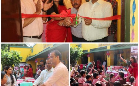 आगरा के बालूगंज प्राथमिक विद्यालय में विकास की नई रोशनी, इंडियन ड्रीम्स फ़ाउंडेशन ने बदली शिक्षा की तस्वीर