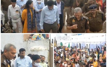 बटेश्वर में कार्तिक पूर्णिमा पर होने वाले शाही स्नान की तैयारियों का डीएम ने लिया जायजा, लापरवाही पर जताई नाराजगी