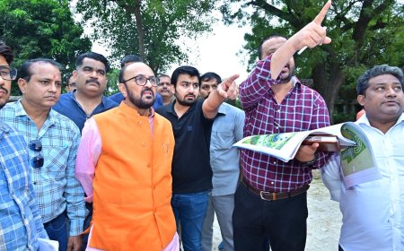 आगरा में बनेगी प्रदेश की तीसरी नक्षत्रशाला,शिक्षा मंत्री योगेंद्र उपाध्याय ने किया स्थल निरीक्षण