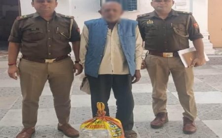 आगरा पुलिस ने पौने छह किलो गांजे के साथ अपराधी दबोचा, वांछित चोर भी गिरफ्तार