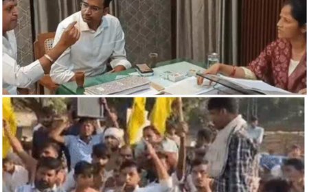 “आप झूठ बोल रही हैं मैडम” — किसान नेता मुकेश डांगुर की SDM से तीखी बहस, आत्मदाह की चेतावनी से खलबली